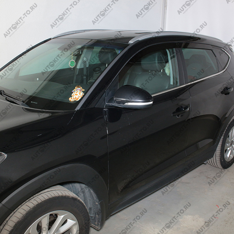 Дефлектор окон 2D, Hyundai - Tucson (TL) III, III рест 2015-2021, 4шт.